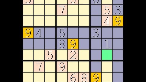 How to Solve New York Times Sudoku Hard  August 22, 2023