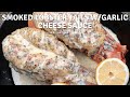 Smoked Lobster Tails with Garlic Cheese Sauce Recipe | Over The Fire Cooking #shorts