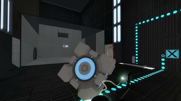 Portal 2 Moonbase Luna-C 02: Featherfall By Catsy Gameplay