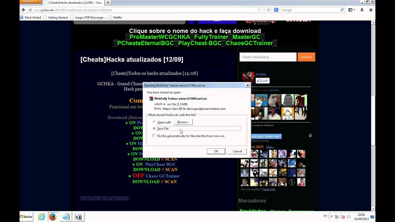 Hack Grand Chase Funcionando Gogo ! YouTube