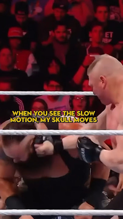 Brock Lesnar Punched Braun Strowman For Real