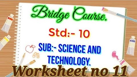 Bridge Course Class 10th Science Day 11 || Bridge Course Class 10th Science 1 || Setu Abhyas