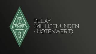 Kemper Profiler Tutorials - Tempo Funktion (german)