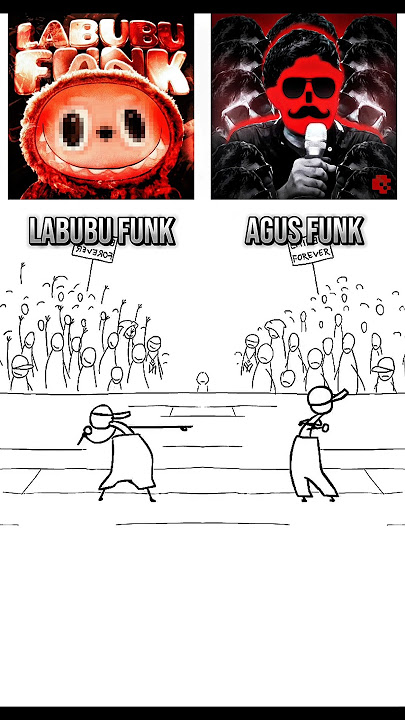 LABUBU FUNK Vs AGUS FUNK 💀 #shorts #shortsfeed