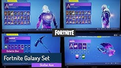 New Stellar Axe Sound Test Galaxy Skin Pickaxe Gameplay Fortnite - fortnite completing the galaxy set galaxy skin galactic disc stellar axe discovery duration 14 55