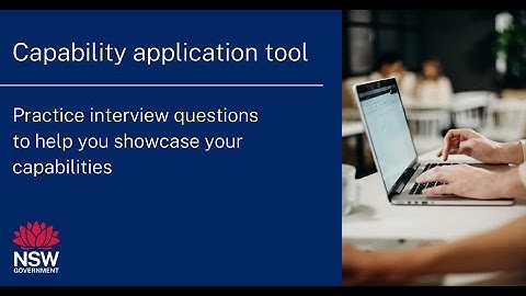 Capability Application Tool