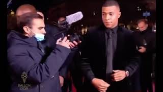 Mbappé arrived at 2021 Ballon d'Or