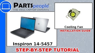 Dell Inspiron 14-5457 (P49G003) CPU Cooling Fan How-To Video Tutorial