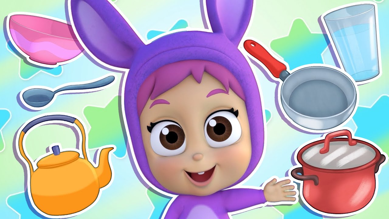 برنامج النطق - أدوات المطبخ | قناة نونو بيبي | Nono Baby - YouTube