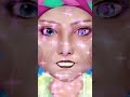 very ugly woman changing her look