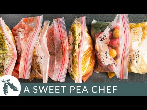 7 Slow Cooker Freezer Packs | How To Meal Prep | A Sweet Pea Chef