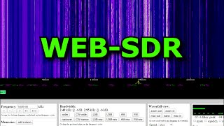 WebSDR  приём сигналов на КВ через Интернет, не имея приёмника