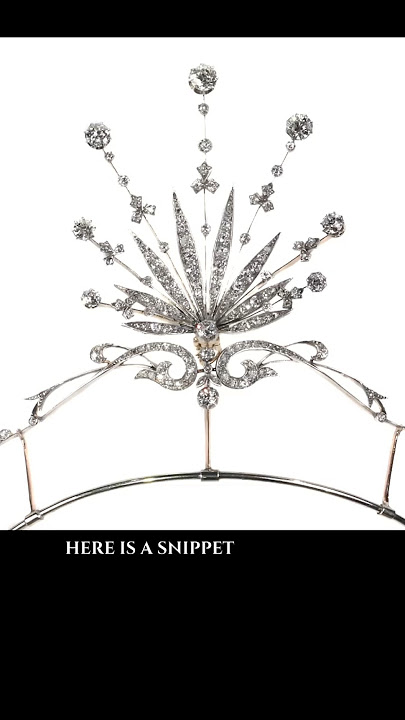 We Finally Tackle Tiara History, With A Video Podcast! #jewelryhistory #tiaratuesday