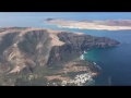 Landing at Lanzarote (Canary Islands) HD