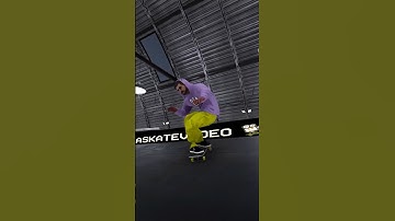 TRICK REQUEST - Late Backfoot 360 Flip to "Fake Revert" in Session (Skate Sim) 🥳 #shorts