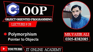 38) Introduction to Polymorphism ||  Pointer to objects in C++(Urdu_Pashto)