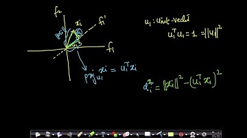 Alternative formulation of PCA: distance minimization Lecture 14 @ Applied AI Course