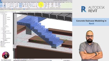 How to Model a Professional Concrete Staircase in Revit 2025