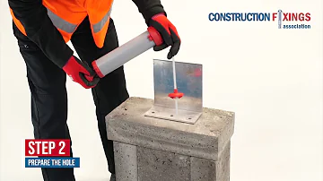 How do you install a self tapping screw for concrete?