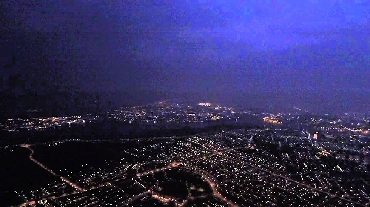 Yuneec Q500+ Typhoon in a thunderstorm at night al...