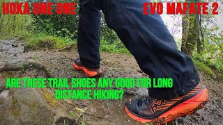 Trail Running Shoes for HIKING - Is the HOKA Mafate 2 a good Hiking Shoe I Sealskinz socks test