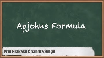 Apjohns Formula | Air Conditioning | GATE Refrigeration and Air Conditioning | CSE