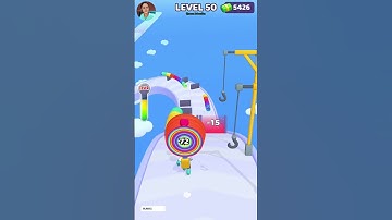 Layer Man game Level 50#shorts #games #trainrunning #funny #racinggame 🤣@Queenlobonika