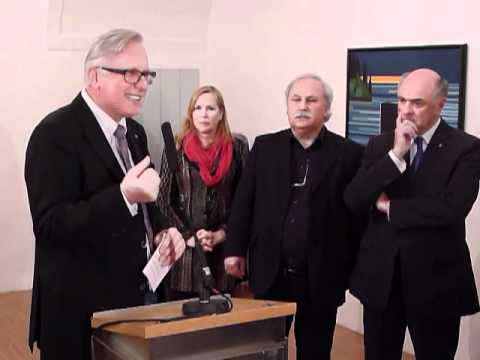 Erffnung der Ausstellung von Prof. Josef Bramer