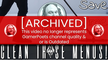 Clean Up Those Menus! || Skyrim SE Mods || Modding Monday 2