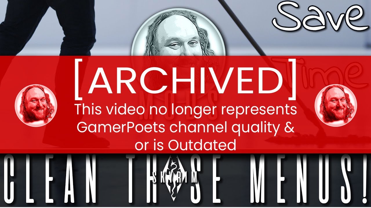 Clean Up Those Menus! || Skyrim SE Mods || Modding Monday 2 - YouTube