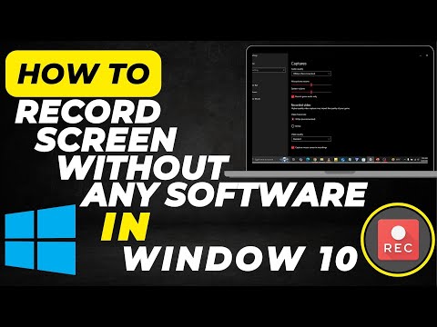 How to Record Screen on Windows 10 Without Software | Built-in Screen Recorder Tutorial
