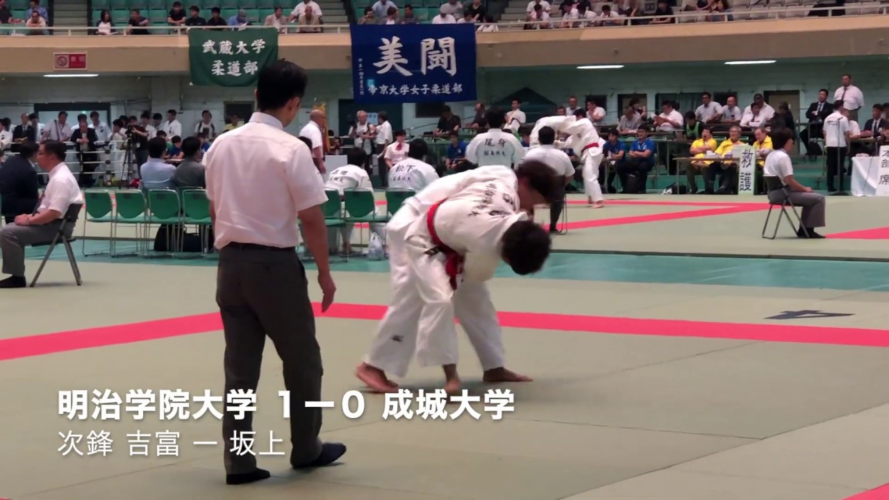 19年度東京学生柔道優勝大会 成城大学 ー 明治学院大学 Youtube