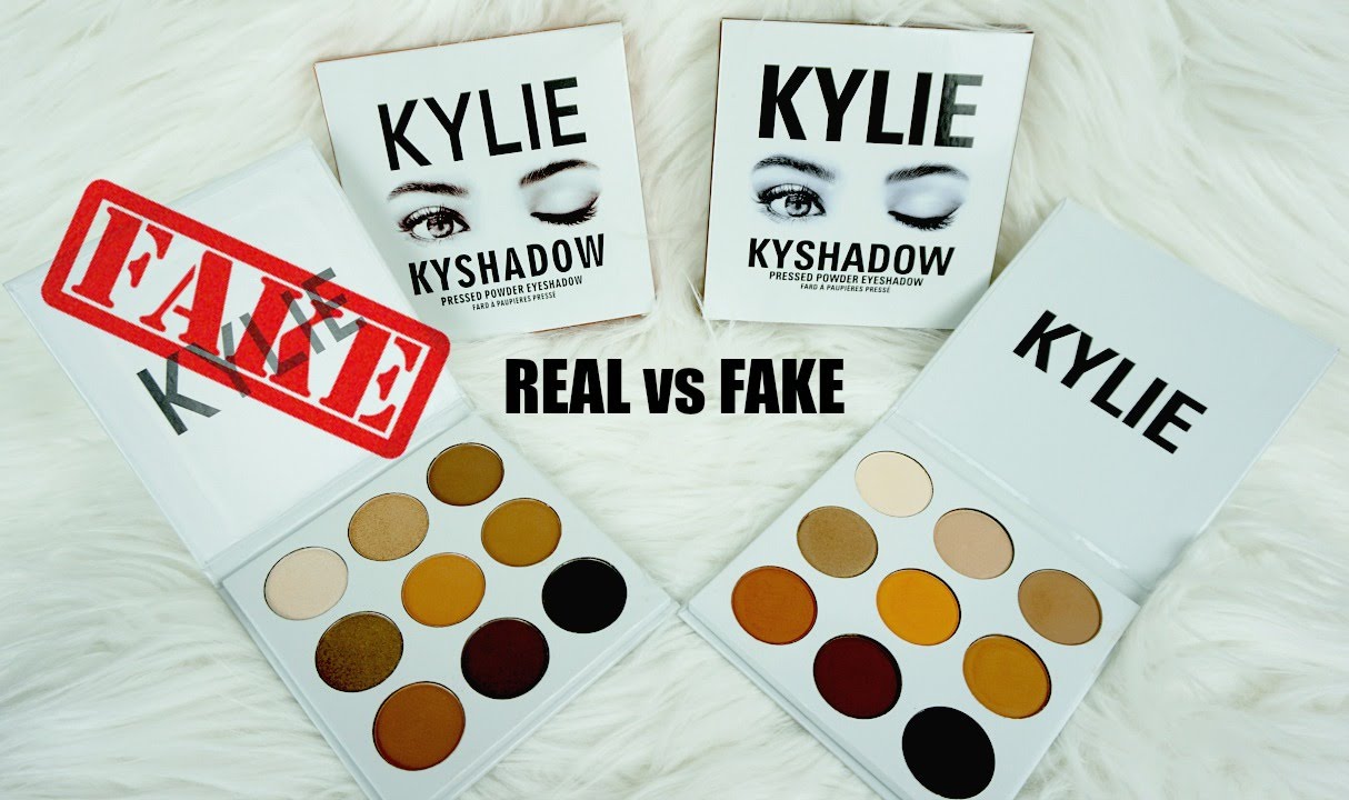 Watch in HD for better quality♥REAL vs FAKE: Kylie Cosmetics Kyshadow The B...