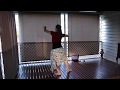 Latihan tari Panji Semirang dari belakang | Belajar tari Bali