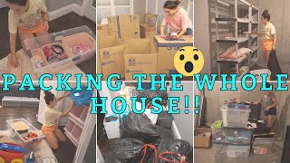EXTREME CLEAN + PACK WITH ME TO MOVE! // PACKING OUR ENTIRE HOUSE // CLEANING MOTIVATION 2022