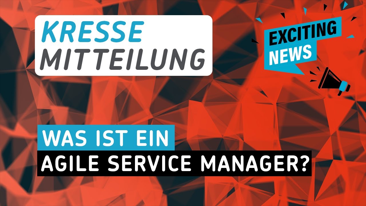 Was ist der certified agile service manager youtube