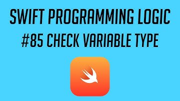 Swift Programming Logic, #85: Check Variable Type