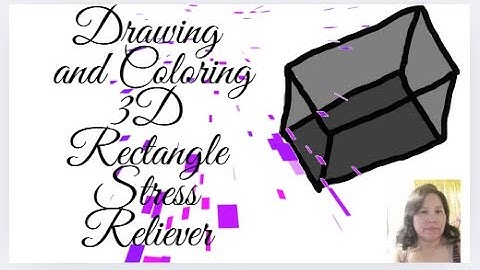How To Draw and Color 3D Triangle Canva Tutorials Using The Drawing Tools App! Stress Reliever,too!