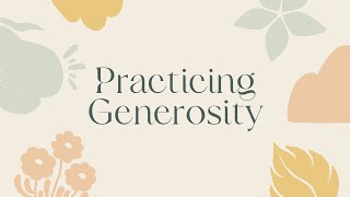 Practicing Generosity: Be Generous To The Poor | Jacob Gaines | Local Vineyard Church