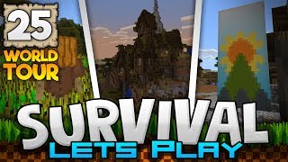 MY SURVIVAL WORLD TOUR! - Survival Let's Play Ep. 25 - Minecraft 1.2 (PE W10 XB1)