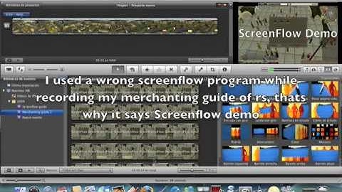 How to use screenflow,imovie, edit your clips, import them and more!