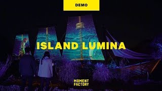 Island Lumina, a night walk in search of an enchanted jewel