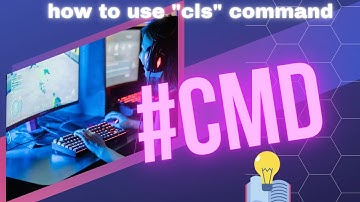 How to use cls command in CMD