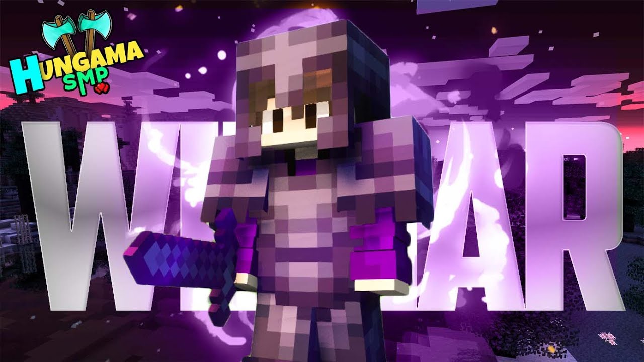 We Are Going On A WAR In HUNGAMA SMP...........