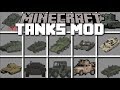 Minecraft TANKS MOD / FIGHT AND SURVIVE THE EVIL VILLAGERS!! Minecraft