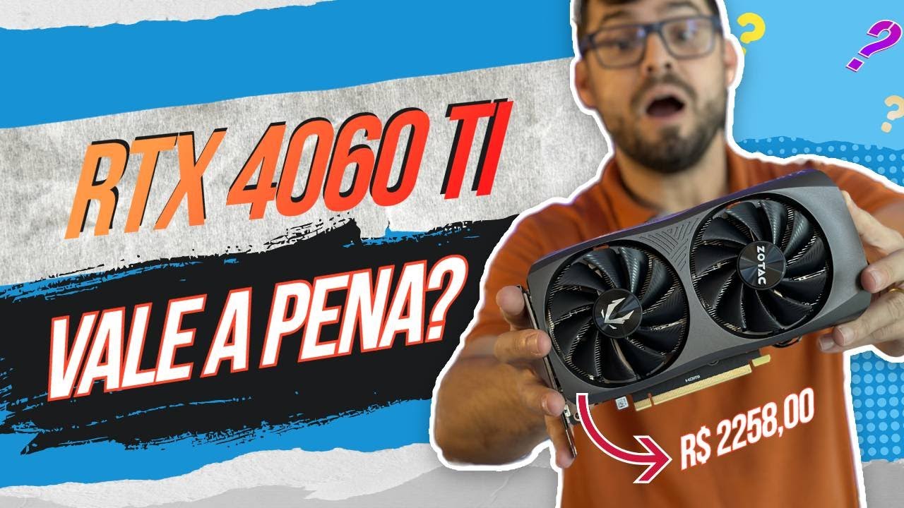 A RTX 4060 É RUIM? A MAIS BARATA DAS NOVAS RTX, VALE A PENA O