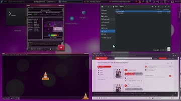 KDE PLASMA 4 with CompiZ Fushion and cairo dock