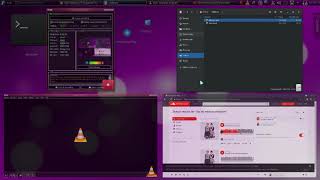KDE PLASMA 4 with CompiZ Fushion and cairo dock