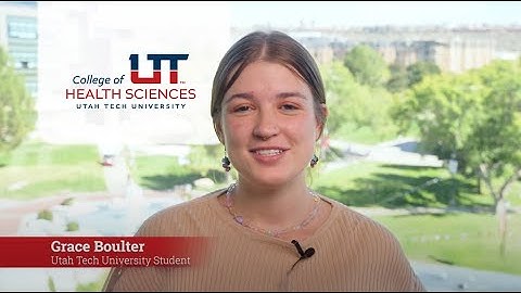 Utah Tech University student Grace Boulter