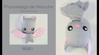 Murciélago de Peluche con Patrones Gratis